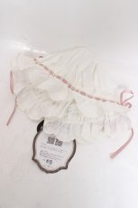 画像5: Kurumi Collaboration / CLK＊フリルキャップ F 淡白 Y-26-01-31-039-LO-AC-SZ-ZT618 (5)