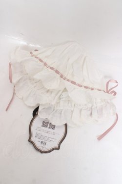 画像5: Kurumi Collaboration / CLK＊フリルキャップ F 淡白 Y-26-01-31-039-LO-AC-SZ-ZY