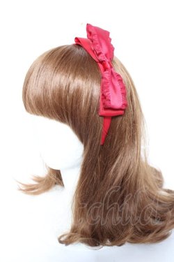 画像1: m petit by misako / カチューシャ  中赤 Y-26-01-31-041-LO-AC-SZ-ZY