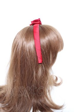 画像2: m petit by misako / カチューシャ  中赤 Y-26-01-31-041-LO-AC-SZ-ZY