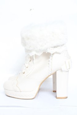 画像2: LIZ LISA / Many Wayファーショートブーツ 2 ホワイト Y-26-01-31-042-LO-SH-SZ-ZY