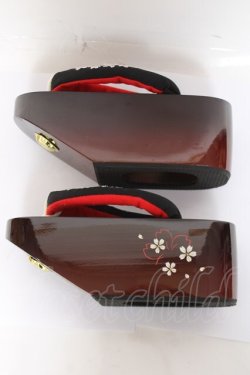 画像2: LOLITAその他(お買取対象外) / ぽっくり下駄  黒 Y-26-01-31-045-LO-SH-SZ-ZY