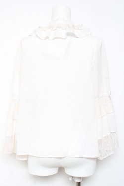 画像2: axes femme kawaii / ケープ風ノースリブラウス M 白 Y-26-01-31-049-AX-BL-SZ-ZY