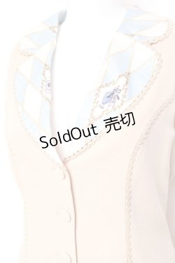 画像5: axes femme kawaii / ダイヤ柄ベスト M 生成り Y-26-01-31-059-AX-TO-SZ-ZY