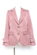 axes femme / 袖レースアップジャケット M ピンク Y-26-01-31-065-AX-JA-SZ-ZY