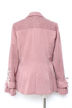 画像2: axes femme / 袖レースアップジャケット M ピンク Y-26-01-31-065-AX-JA-SZ-ZY