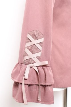 画像3: axes femme / 袖レースアップジャケット M ピンク Y-26-01-31-065-AX-JA-SZ-ZY