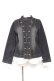 画像1: axes femme NOSTALGIE / ナポレオンデニムジャケット F 黒 Y-26-01-31-067-AX-JA-SZ-ZY (1)