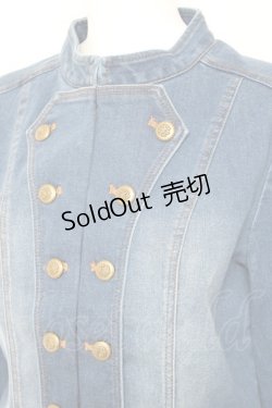 画像3: axes femme NOSTALGIE / ナポレオンデニムジャケット F ウォッシュ Y-26-01-31-068-AX-JA-SZ-ZI