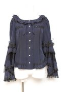 Hoshibako Works / ベル・エピヌ　ブラウス  ネイビー Y-26-01-31-073-LO-BL-SZ-ZY