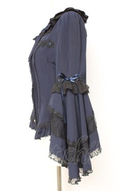 画像2: Hoshibako Works / ベル・エピヌ　ブラウス  ネイビー Y-26-01-31-073-LO-BL-SZ-ZY