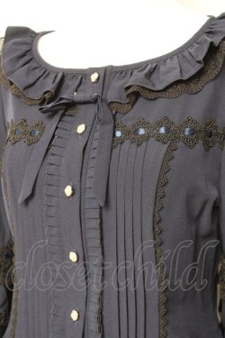 画像4: Hoshibako Works / ベル・エピヌ　ブラウス  ネイビー Y-26-01-31-073-LO-BL-SZ-ZY