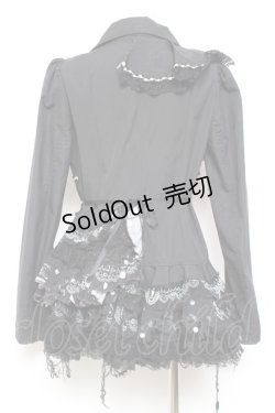 画像3: hEVEN / スカルデザインフリル変形ジャケット  黒 Y-26-01-31-075-HN-JA-SZ-ZY