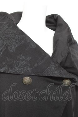 画像5: NAOTO SEVEN / BIGカラー変形カーディガン  黒 Y-26-01-31-076-HN-TO-SZ-ZY