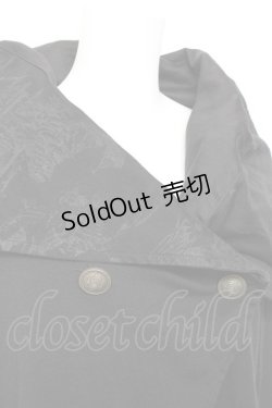 画像5: NAOTO SEVEN / BIGカラー変形カーディガン  黒 Y-26-01-31-076-HN-TO-SZ-ZY