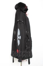 画像4: Gamchu / Gamchu × Faputa motif Zip-up hoodie F ブラック×レッド Y-26-01-31-077-PU-TO-SZ-ZT0408Y (4)