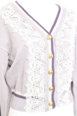 画像3: axes femme POETIQUE / ラインデザインカーディガン M グレー Y-26-01-31-078-AX-TO-SZ-ZY