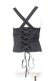 画像2: axes femme POETIQUE / ガーターデザインビスチェ M 黒 Y-26-01-31-082-AX-TO-SZ-ZY (2)