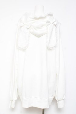 画像3: Ank Rouge / うさちゃんパーカー M 白 Y-26-01-31-085-CA-TO-SZ-ZY