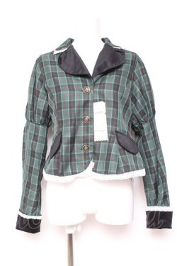 画像1: Eri Aino's collaboration / TT*AINCHKベロアジャケット M 中緑 Y-26-01-31-088-LO-JA-SZ-ZY