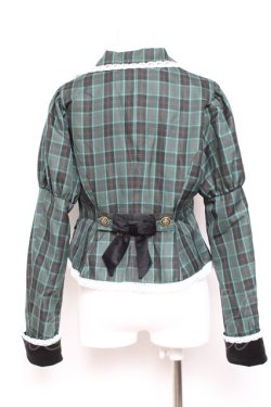 画像2: Eri Aino's collaboration / TT*AINCHKベロアジャケット M 中緑 Y-26-01-31-088-LO-JA-SZ-ZY