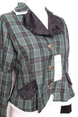 画像3: Eri Aino's collaboration / TT*AINCHKベロアジャケット M 中緑 Y-26-01-31-088-LO-JA-SZ-ZY