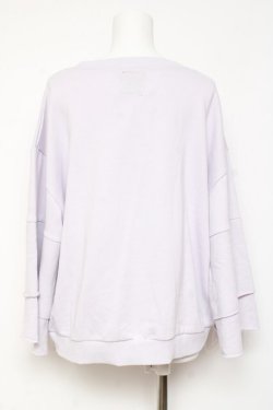 画像2: LISTEN FLAVOR / ネコノキモチ ベルスリーブプルオーバー F ラベンダー Y-26-01-31-090-PU-TO-SZ-ZY