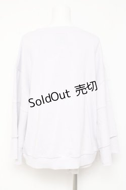 画像2: LISTEN FLAVOR / ネコノキモチ ベルスリーブプルオーバー F ラベンダー Y-26-01-31-090-PU-TO-SZ-ZY