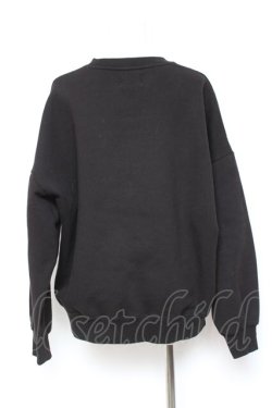 画像2: CLOTTY / BIG CC SWEAT-SHIRT 綿アメシグネチャートレーナー  黒 Y-26-01-31-092-LO-TO-SZ-ZY