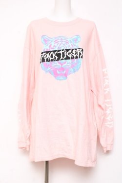 画像1: LISTEN FLAVOR / タイガープリントカットソー  ピンク Y-26-01-31-093-PU-TO-SZ-ZY