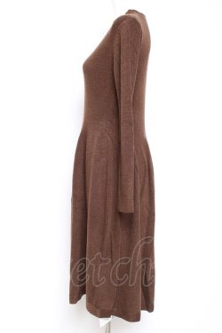 画像3: Favorite / フィット&フレアニットワンピース  ブラウン Y-26-01-31-094-LO-OP-SZ-ZY