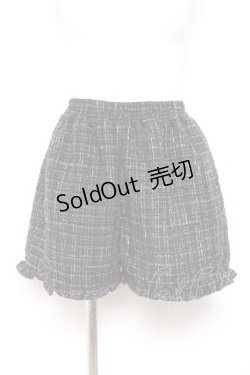 画像4: Ank Rouge / ハートエプロンツイードSETUP M 黒 Y-26-01-31-095-CA-OP-SZ-ZY