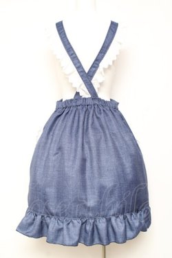 画像3: Nile Perch / ハートエプロンジャンスカ  ラメインディゴ Y-26-01-31-098-LO-OP-SZ-ZY