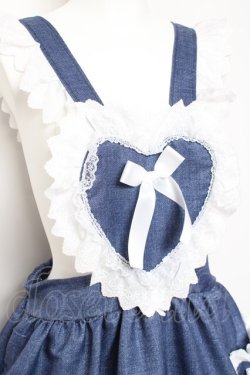 画像5: Nile Perch / ハートエプロンジャンスカ  ラメインディゴ Y-26-01-31-098-LO-OP-SZ-ZY