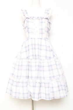 画像1: Alice Mashiro / TT*MAティアードジャンパースカート  ラベンダー Y-26-01-31-099-LO-OP-SZ-ZY