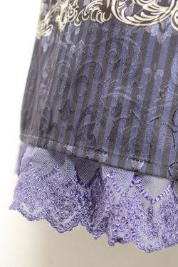 画像7: axes femme kawaii / リブラリーアビスチェ風ワンピース M パープル Y-26-01-31-100-AX-BL-SZ-ZY