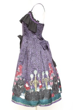 画像2: axes femme kawaii / 猫会ジャンスカ M パープル Y-26-01-31-101-AX-OP-SZ-ZY