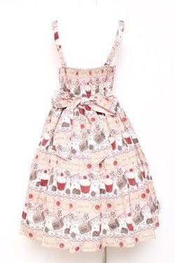 画像3: axes femme kawaii / お菓子柄ジャンパースカート M ピンク Y-26-01-31-103-AX-OP-SZ-ZY