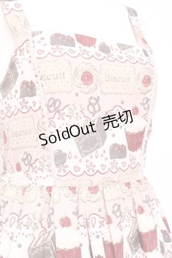 画像5: axes femme kawaii / お菓子柄ジャンパースカート M ピンク Y-26-01-31-103-AX-OP-SZ-ZY