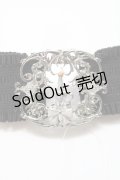 axes femme / 燭台モチーフゴムベルト  シルバー Y-26-01-31-020-AX-ZA-SZ-ZY