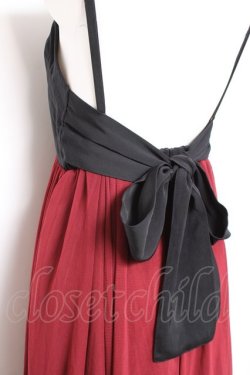 画像3: axes femme / バックリボンチュールワンピース M ワイン Y-26-01-31-110-AX-TO-SZ-ZY