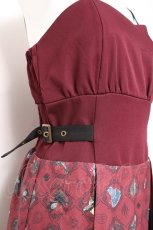 画像4: axes femme POETIQUE / ディズニー ヴィランズ/ワンピース M ワイン Y-26-01-31-111-AX-OP-SZ-ZI (4)