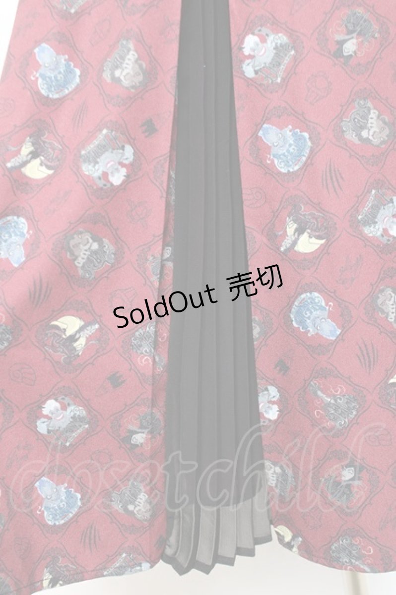 画像5: axes femme POETIQUE / ディズニー ヴィランズ/ワンピース M ワイン Y-26-01-31-111-AX-OP-SZ-ZI (5)