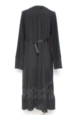 画像2: axes femme / 後ろプリーツロングカーディガン M 黒 Y-26-01-31-114-AX-TO-SZ-ZT070 (2)