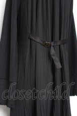 画像3: axes femme / 後ろプリーツロングカーディガン M 黒 Y-26-01-31-114-AX-TO-SZ-ZT070 (3)