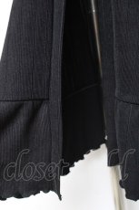 画像4: axes femme / 後ろプリーツロングカーディガン M 黒 Y-26-01-31-114-AX-TO-SZ-ZT070 (4)