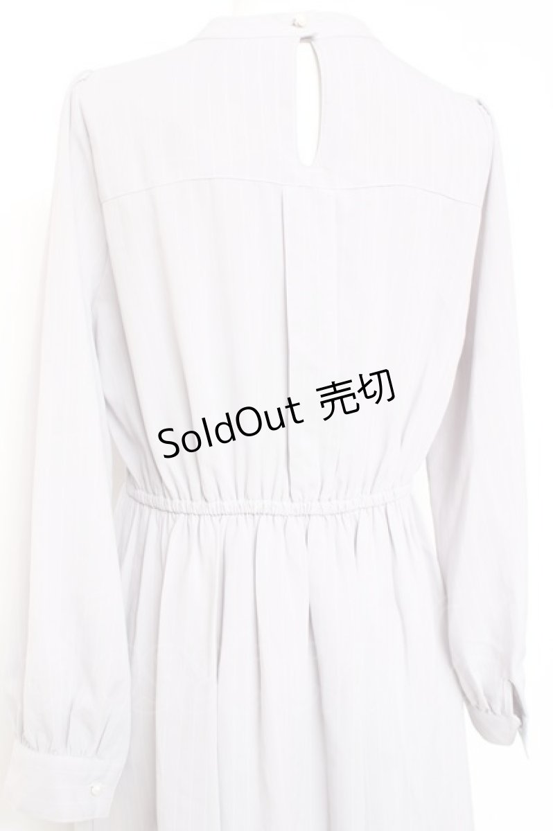 画像3: axes femme POETIQUE / チョーカーデザインロングワンピース M ラベンダー Y-26-01-31-120-AX-OP-SZ-ZI (3)