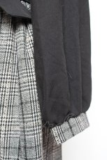 画像4: axes femme POETIQUE / 襟刺繍ドッキングワンピース M 黒 Y-26-01-31-122-AX-OP-SZ-ZH (4)