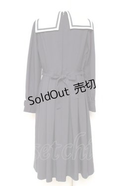 画像2: Innocent World White / スクエアーカラーワンピース  ネイビー Y-26-01-31-125-IW-OP-SZ-ZY