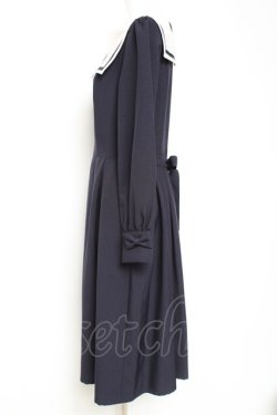 画像3: Innocent World White / スクエアーカラーワンピース  ネイビー Y-26-01-31-125-IW-OP-SZ-ZY